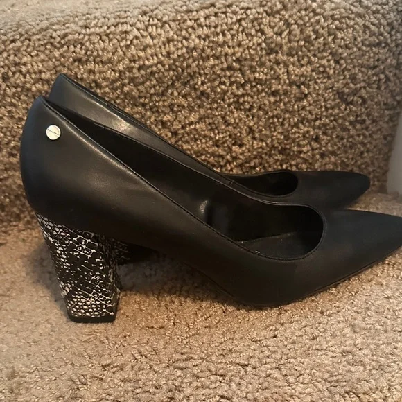 Calvin Klein Black Heels for Women - Picture 2 of 6
